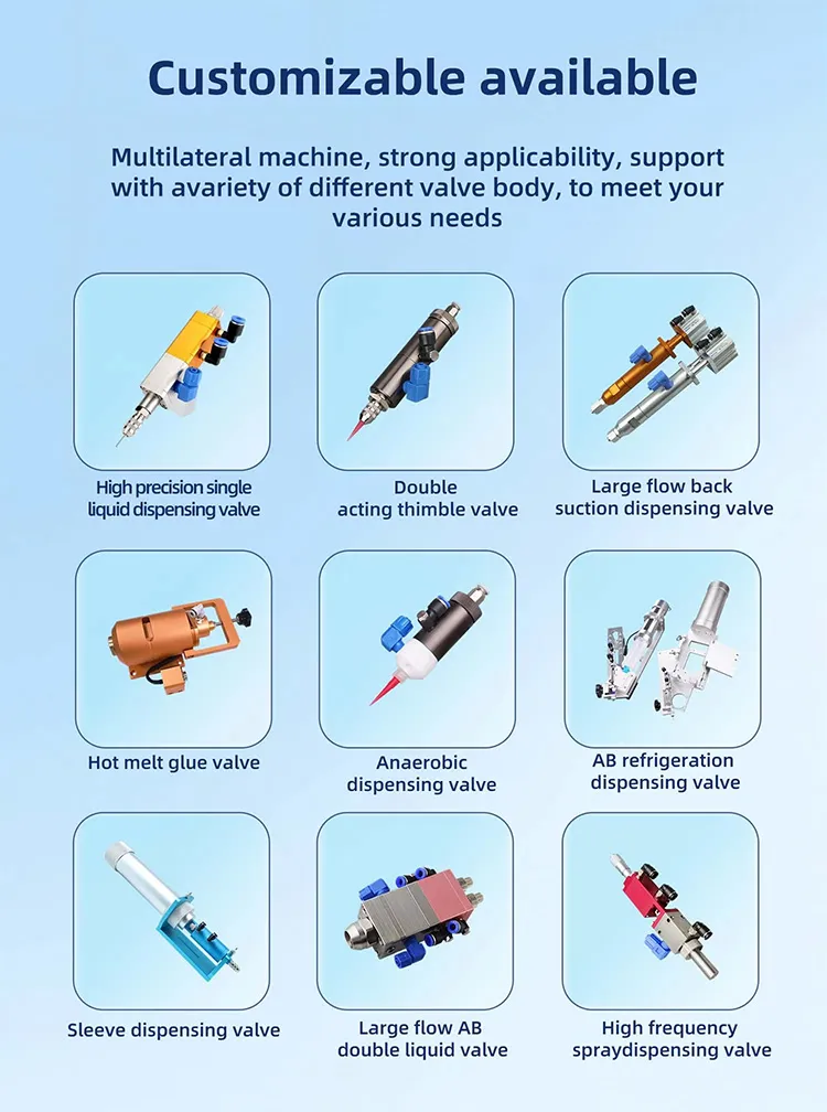 Five Axis Desktop Robotic Glue Dispenser with CCD Visual