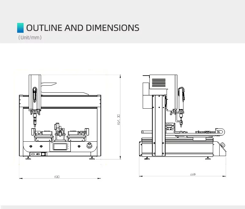4-Axis auto screw tightening machine