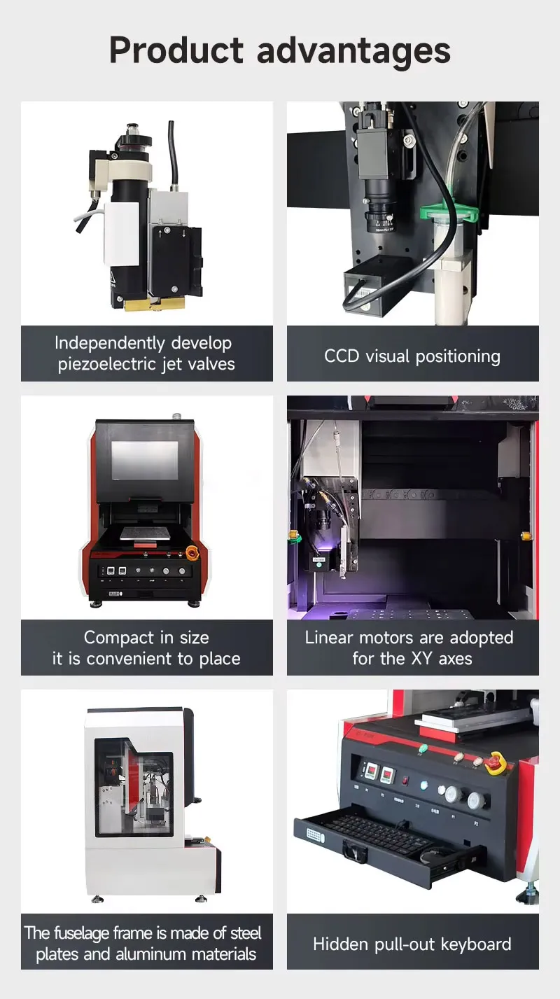 3 Axis Automatic Epoxy Resin Dispensing Machines